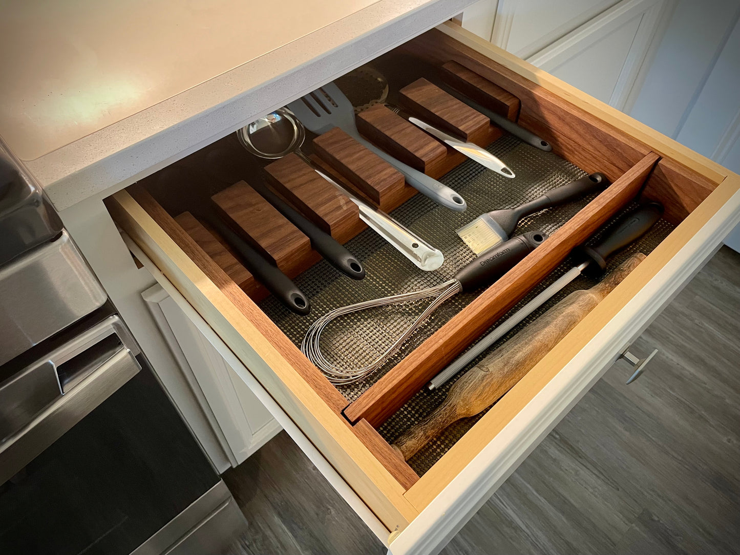 Utensil Organizer - Walnut