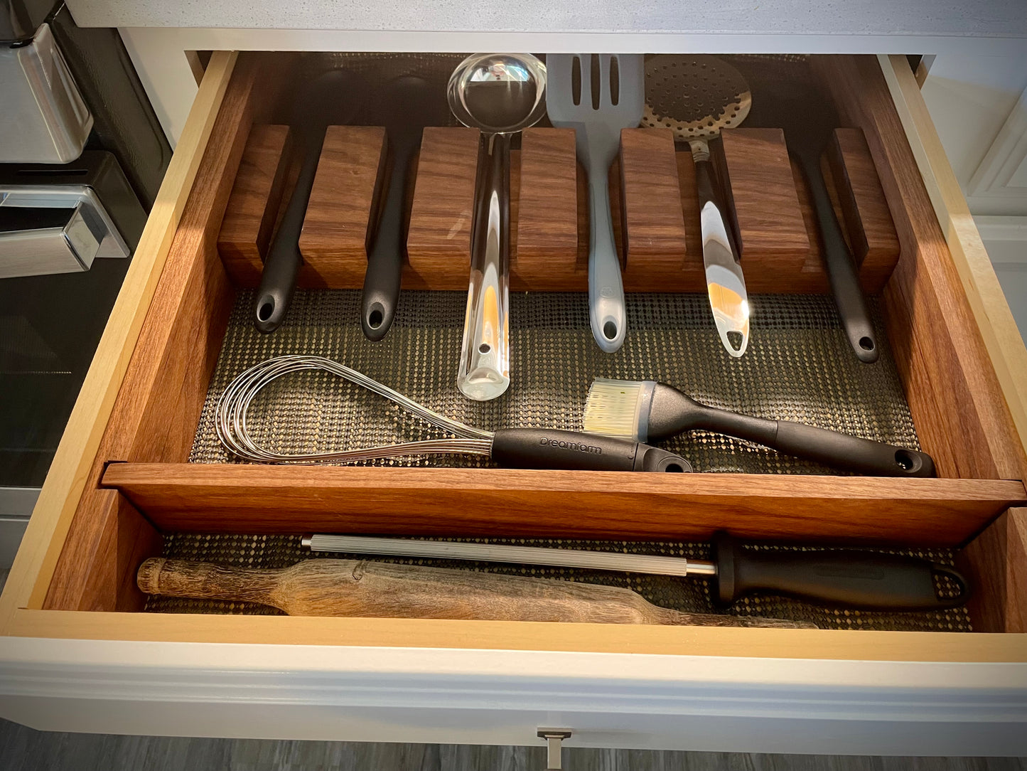 Utensil Organizer - Walnut
