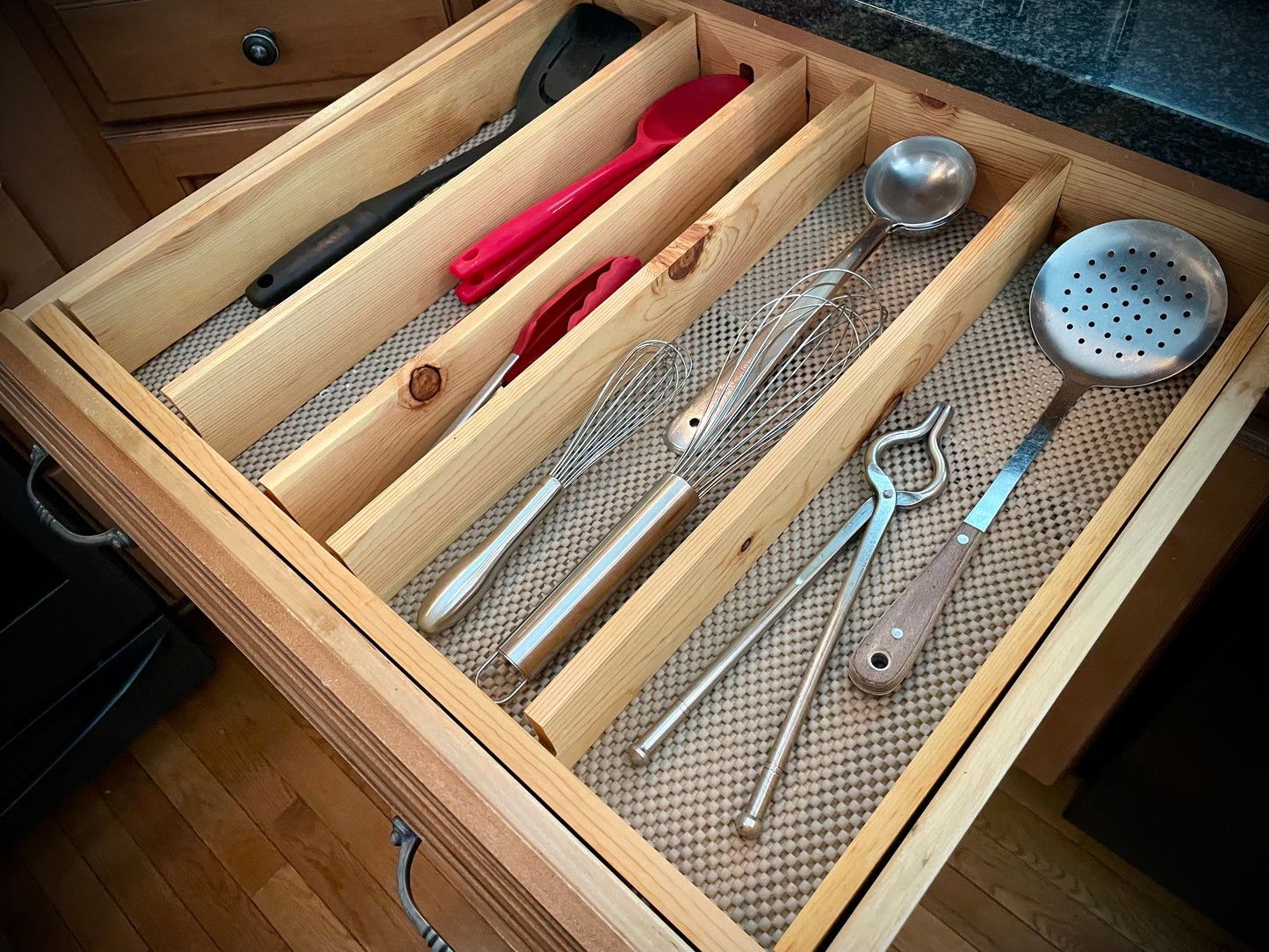Utensil Organizer - Oak
