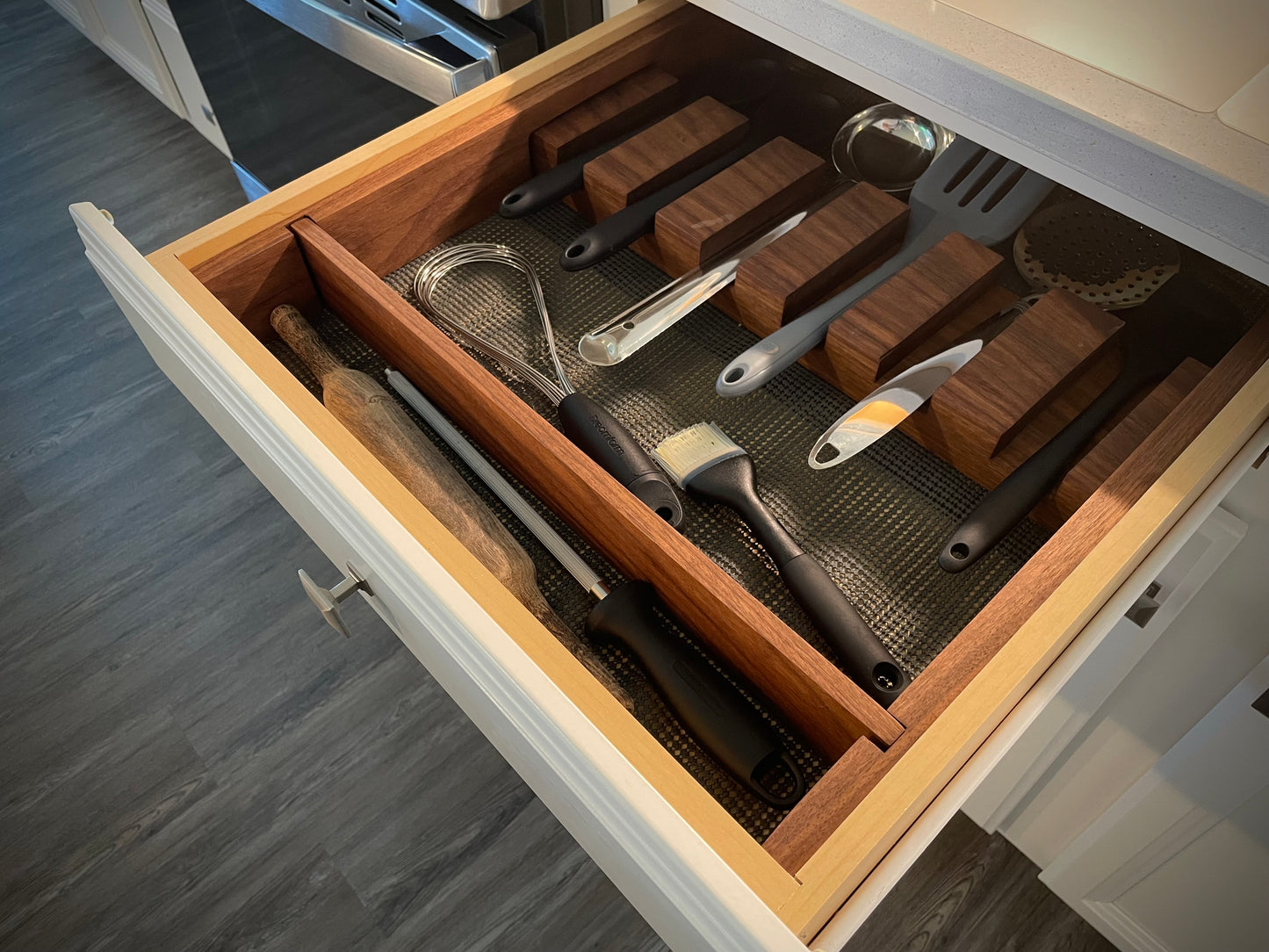 Utensil Organizer - Walnut