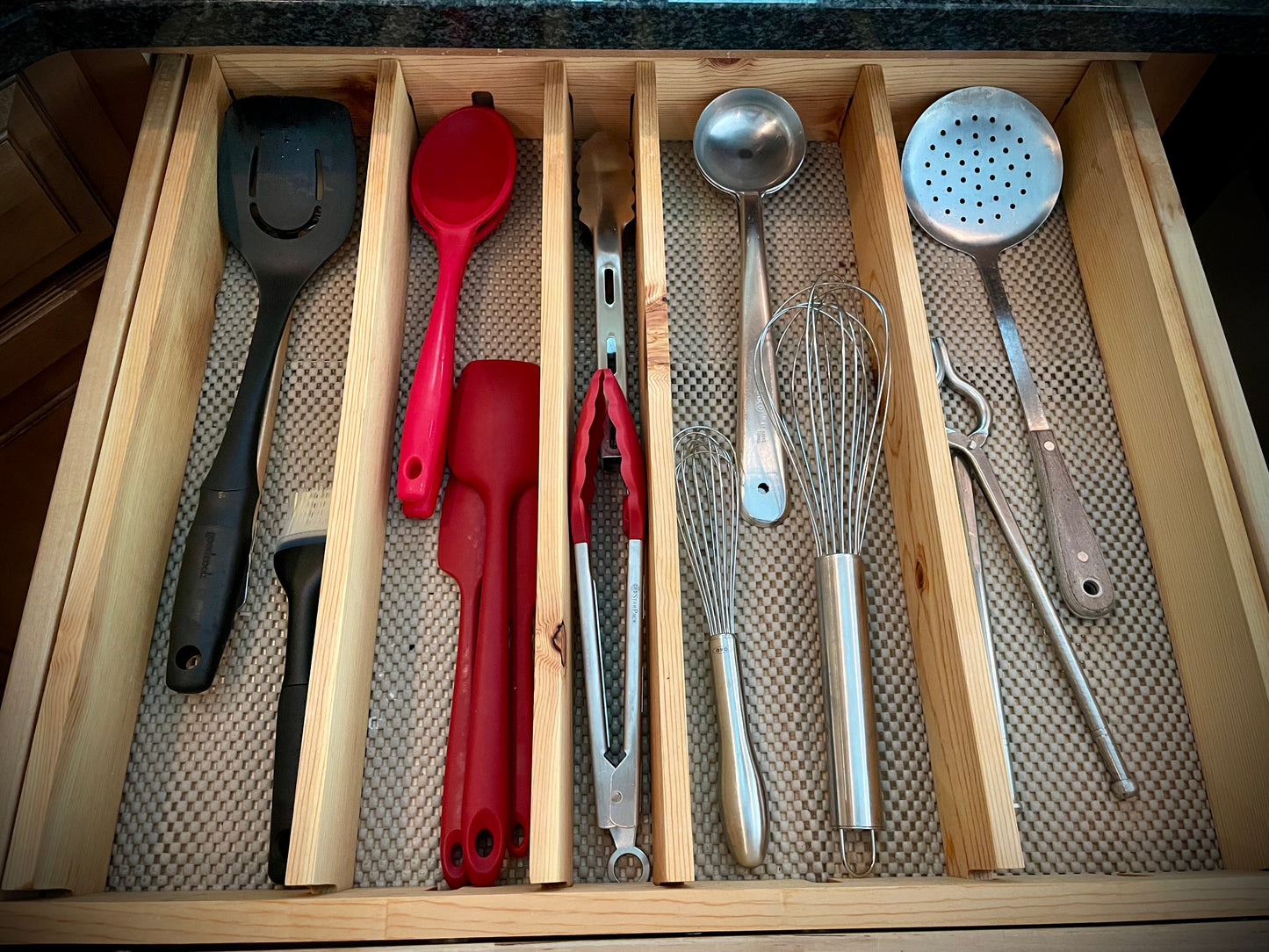 Utensil Organizer - Oak